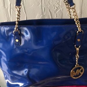 Michael Kors Jet Set Patent Leather Tote